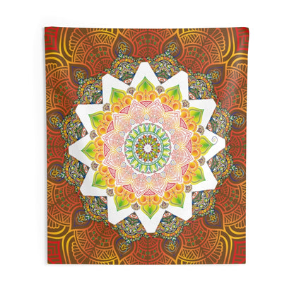 Indian Tapestry for Contemporary Home Decor . Inspirational Wall Hanging Art for Baby Nursery, Dorm room, Coastal Home . Housewarming Gift