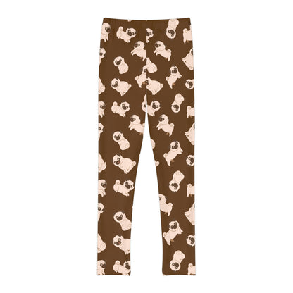 Dog lovers Youth Leggings,  One of a Kind Gift - Unique Workout Activewear tights for  kids fitness, Daughter, Niece  Christmas Gift