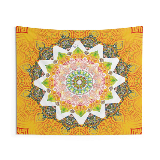 Indian Tapestry for Contemporary Home Decor . Inspirational Wall Hanging Art for Baby Nursery, Dorm room, Coastal Home . Housewarming Gift