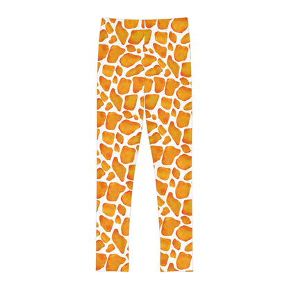 Giraffe animal kingdom, Safari Youth Leggings,  One of a Kind Gift - Unique Workout Activewear tights for kids, Daughter, Niece  Christmas Gift