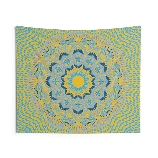 Indian Tapestry for Contemporary Home Decor . Inspirational Wall Hanging Art for Baby Nursery, Dorm room, Coastal Home . Housewarming Gift
