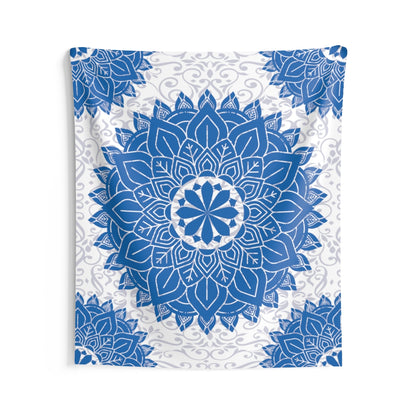 Mandala Tapestry for Contemporary Home Decor . Inspirational Wall Hanging Art for Baby Nursery, Dorm room, Coastal Home . Housewarming Gift