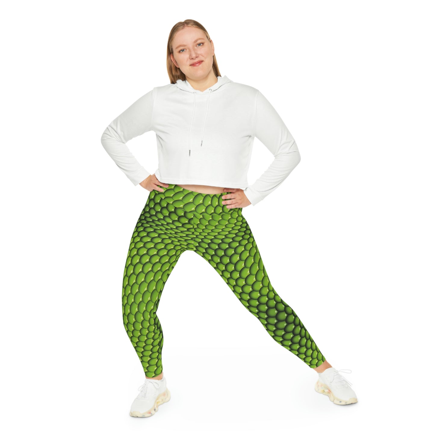 Lizard Wizard Plus Size Leggings, reptile fitness One of a Kind Gift - Workout Activewear tights for Mothers Day, Girlfriend, Gift for Her