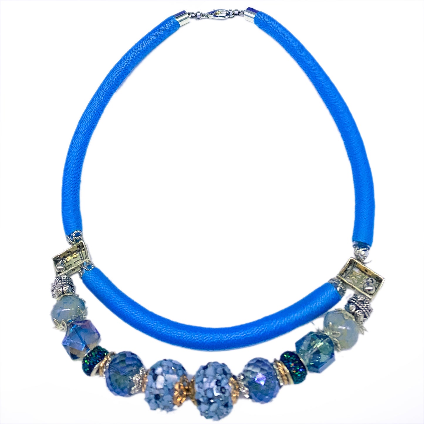 Kathy Handmade Colorful Statement chocker