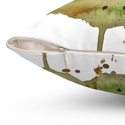 Horse watercolor Spun Polyester Square Pillow