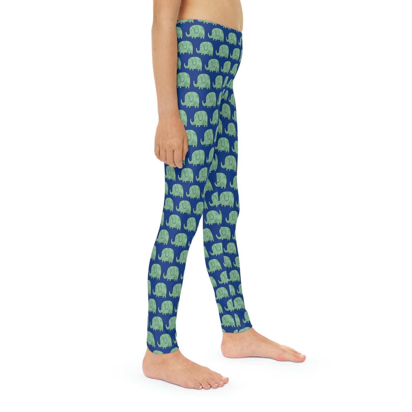 Elephant animal kingdom, Safari Youth Leggings,  One of a Kind Gift - Unique Workout Activewear tights for kids, Daughter, Niece  Christmas Gift