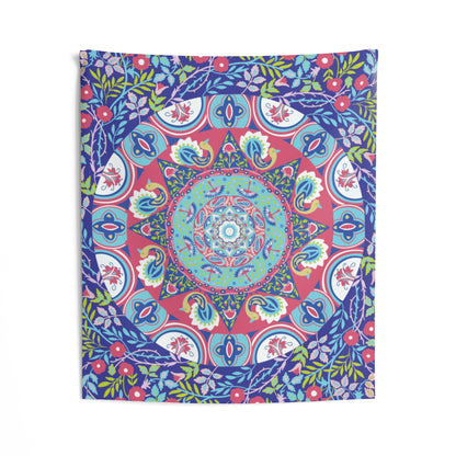 Mandala Tapestry for Contemporary Home Decor . Inspirational Wall Hanging Art for Baby Nursery, Dorm room, Coastal Home . Housewarming Gift