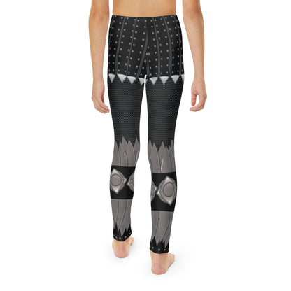 Viking Pants Cute Summer Youth Leggings, One of a Kind Gift - Workout Activewear tights for kids, Granddaughter, Niece Christmas Gift