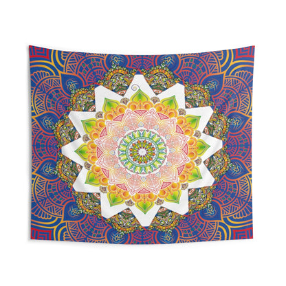Indian Tapestry for Contemporary Home Decor . Inspirational Wall Hanging Art for Baby Nursery, Dorm room, Coastal Home . Housewarming Gift
