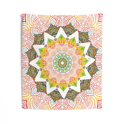 Indian Tapestry for Contemporary Home Decor . Inspirational Wall Hanging Art for Baby Nursery, Dorm room, Coastal Home . Housewarming Gift