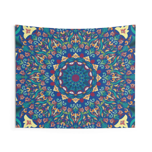 Indian Tapestry for Contemporary Home Decor . Inspirational Wall Hanging Art for Baby Nursery, Dorm room, Coastal Home . Housewarming Gift