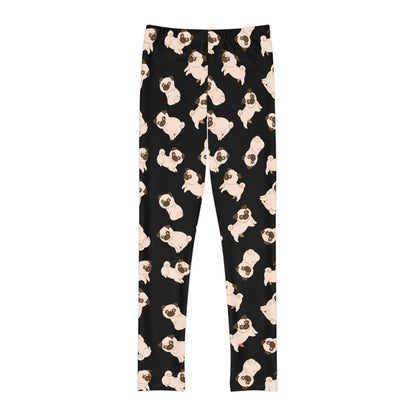 Dog Lover Youth Leggings,  One of a Kind Gift - Unique Workout Activewear tights for  kids fitness , Daughter, Niece  Christmas Gift