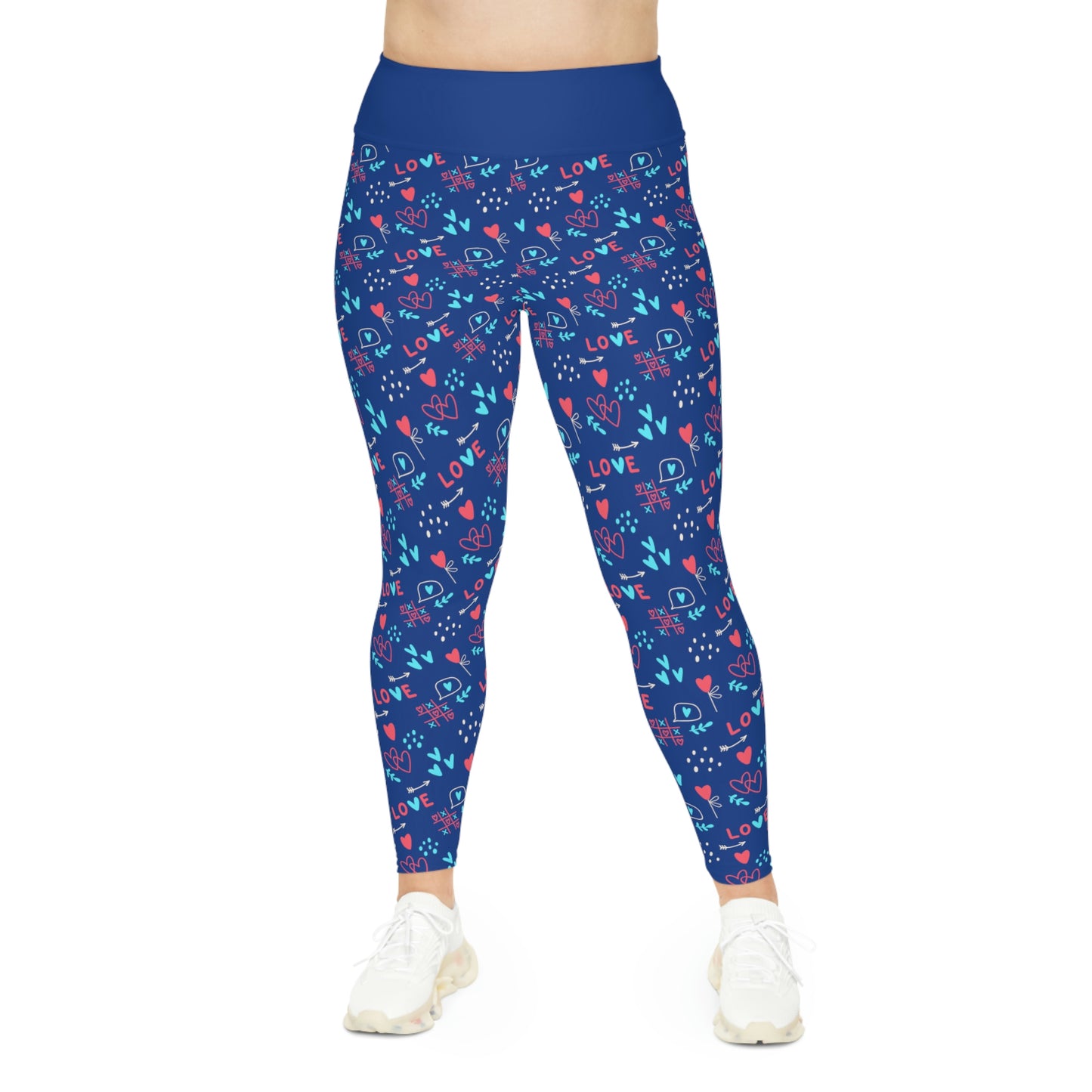 Valentines Day Gift For Her Plus Size Leggings . One of a Kind Workout Activewear tights for Mothers Day, Girlfriend, Gift for Her