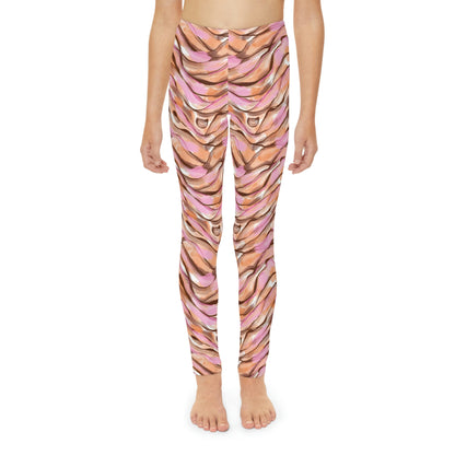 Tiger Youth Leggings,  One of a Kind Gift - Unique Workout Activewear tights for  kids Fitness , Daughter, Niece  Christmas Gift
