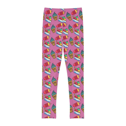 Valentine Youth Leggings,  One of a Kind Gift - Unique Workout Activewear tights for  kids fitness, Daughter, Niece  Christmas Gifts