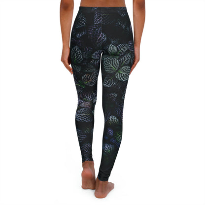Fall Leaves Plus Size Leggings Cute Leggings, One of a Kind Gift - Workout Activewear tights for Mothers Day, Girlfriend
