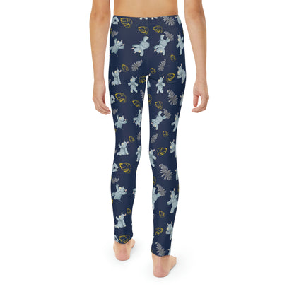 Elephant Youth Leggings,  One of a Kind Gift - Unique Workout Activewear tights for  kids fitness, Daughter, Niece  Christmas Gift