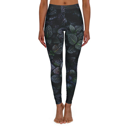 Fall Leaves Plus Size Leggings Cute Leggings, One of a Kind Gift - Workout Activewear tights for Mothers Day, Girlfriend