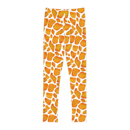 Giraffe animal kingdom, Safari Youth Leggings,  One of a Kind Gift - Unique Workout Activewear tights for kids, Daughter, Niece  Christmas Gift