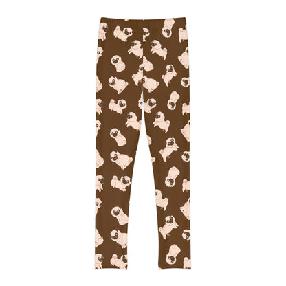 Dog lovers Youth Leggings,  One of a Kind Gift - Unique Workout Activewear tights for  kids fitness, Daughter, Niece  Christmas Gift