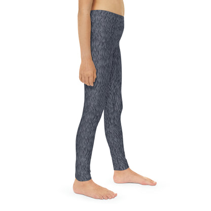 Ocean, Beach Coastal Youth Leggings, One of a Kind Gift - Workout Activewear tights for kids, Granddaughter, Niece Christmas Gift