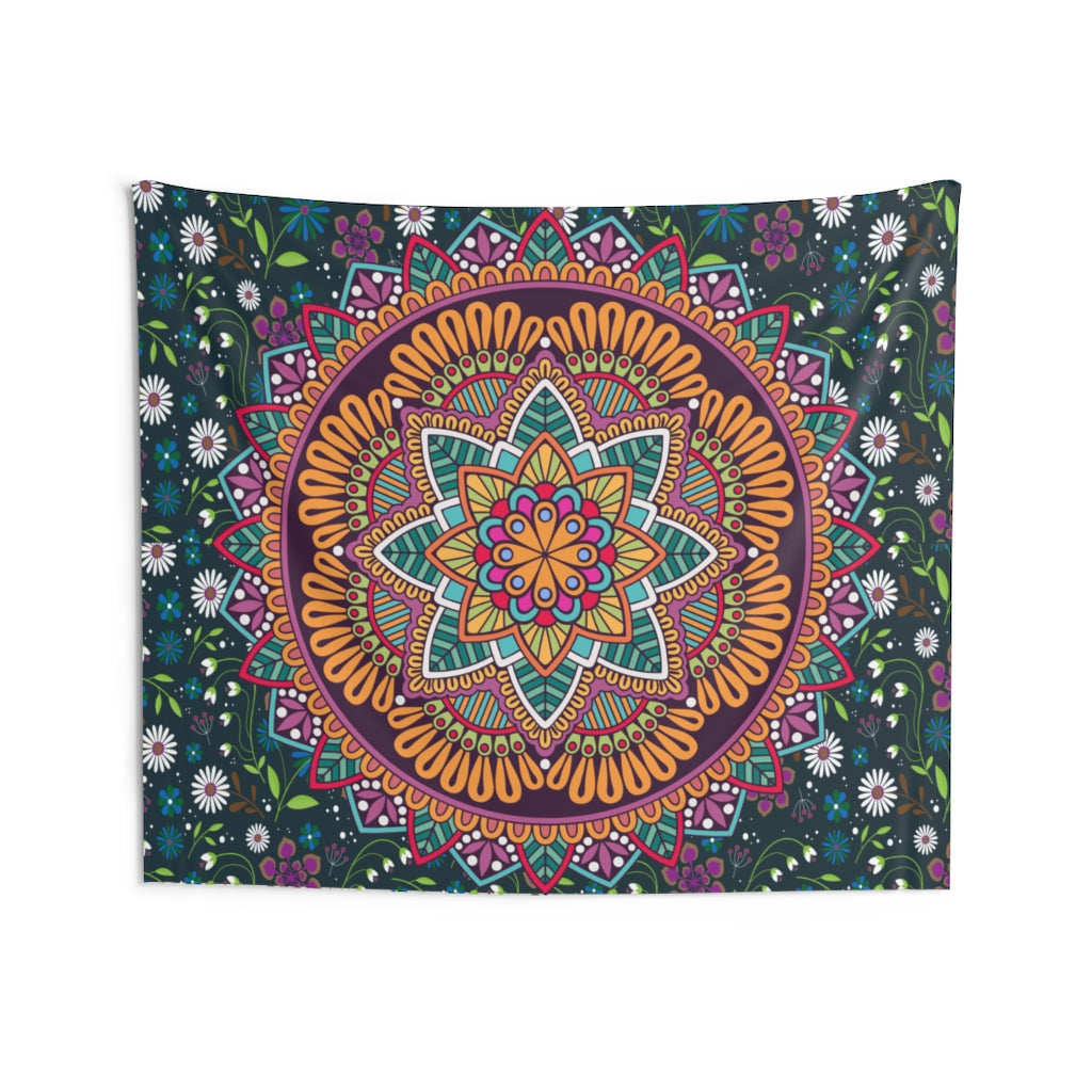 Indian Tapestry for Contemporary Home Decor . Inspirational Wall Hanging Art for Baby Nursery, Dorm room, Coastal Home . Housewarming Gift