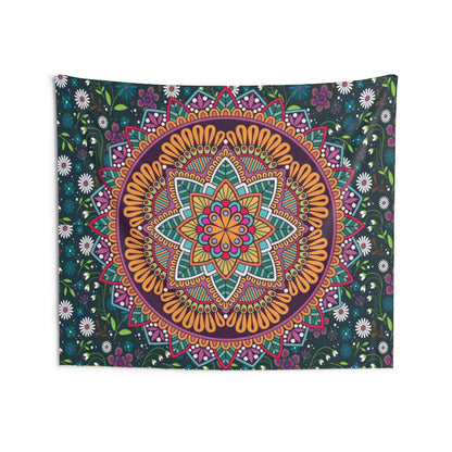 Indian Tapestry for Contemporary Home Decor . Inspirational Wall Hanging Art for Baby Nursery, Dorm room, Coastal Home . Housewarming Gift