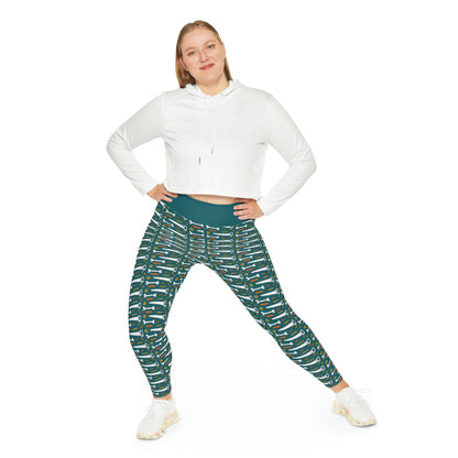 Construction Tools Plus Size Leggings One of a Kind Unique Workout Activewear tights for Mom fitness, Mothers Day, Girlfriend Christmas Gift