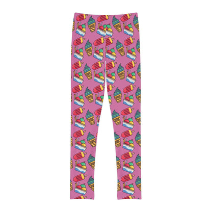 Valentine Youth Leggings,  One of a Kind Gift - Unique Workout Activewear tights for  kids fitness, Daughter, Niece  Christmas Gifts