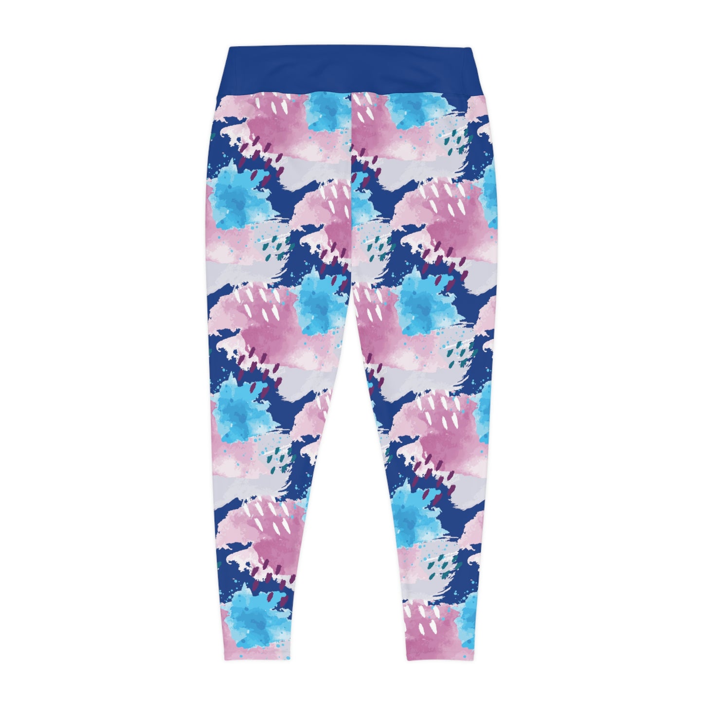 Tye Dye Plus Size Leggings One of a Kind Gift - Unique Workout Activewear tights for Mom fitness, Mothers Day, Girlfriend Christmas Gift