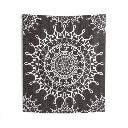 Mandala Tapestry for Contemporary Home Decor . Inspirational Wall Hanging Art for Baby Nursery, Dorm room, Coastal Home . Housewarming Gift