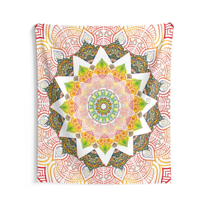 Indian Tapestry for Contemporary Home Decor . Inspirational Wall Hanging Art for Baby Nursery, Dorm room, Coastal Home . Housewarming Gift