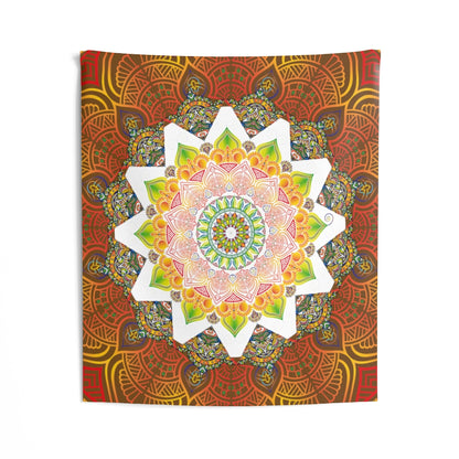 Indian Tapestry for Contemporary Home Decor . Inspirational Wall Hanging Art for Baby Nursery, Dorm room, Coastal Home . Housewarming Gift