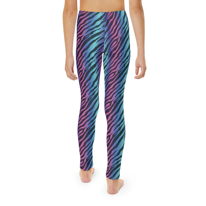 Rainbow Cute Summer Youth Leggings, One of a Kind Gift - Workout Activewear tights for kids, Granddaughter, Niece Christmas Gift