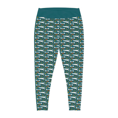 Construction Tools Plus Size Leggings One of a Kind Unique Workout Activewear tights for Mom fitness, Mothers Day, Girlfriend Christmas Gift