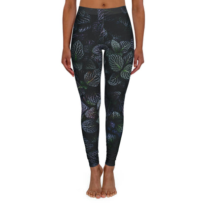 Fall Leaves Plus Size Leggings Cute Leggings, One of a Kind Gift - Workout Activewear tights for Mothers Day, Girlfriend