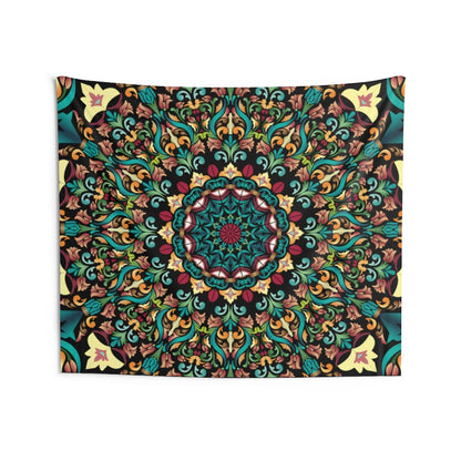 Indian Tapestry for Contemporary Home Decor . Inspirational Wall Hanging Art for Baby Nursery, Dorm room, Coastal Home . Housewarming Gift