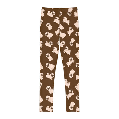 Dog lovers Youth Leggings,  One of a Kind Gift - Unique Workout Activewear tights for  kids fitness, Daughter, Niece  Christmas Gift