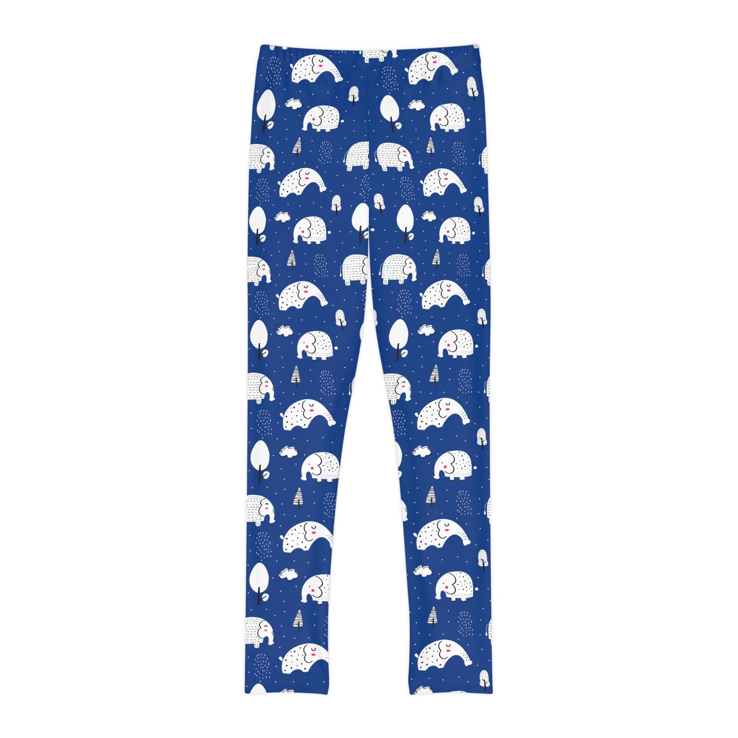 Elephant Youth Leggings,  One of a Kind Gift - Unique Workout Activewear tights for  kids Fitness , Daughter, Niece  Christmas Gift