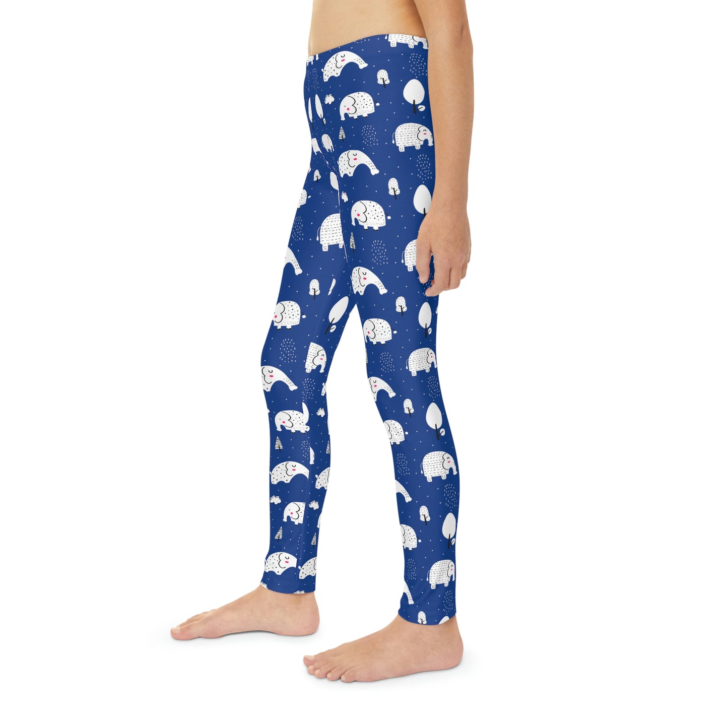 Elephant Youth Leggings,  One of a Kind Gift - Unique Workout Activewear tights for  kids Fitness , Daughter, Niece  Christmas Gift