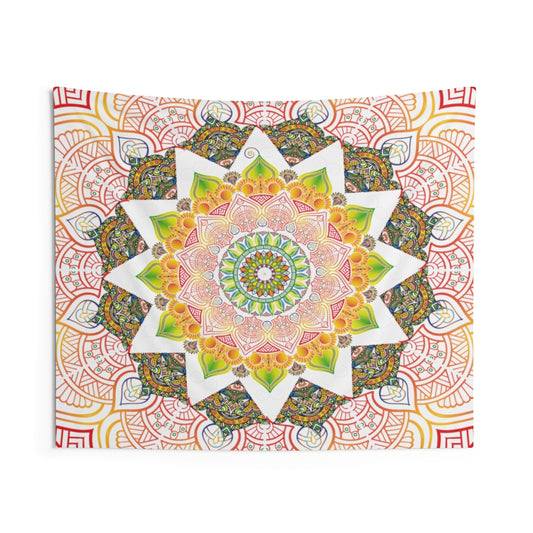 Indian Tapestry for Contemporary Home Decor . Inspirational Wall Hanging Art for Baby Nursery, Dorm room, Coastal Home . Housewarming Gift