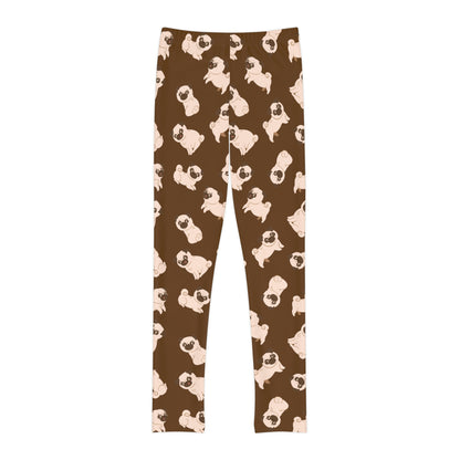 Dog lovers Youth Leggings,  One of a Kind Gift - Unique Workout Activewear tights for  kids fitness, Daughter, Niece  Christmas Gift