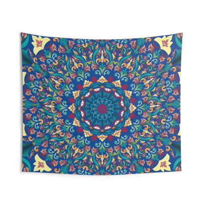 Indian Tapestry for Contemporary Home Decor . Inspirational Wall Hanging Art for Baby Nursery, Dorm room, Coastal Home . Housewarming Gift
