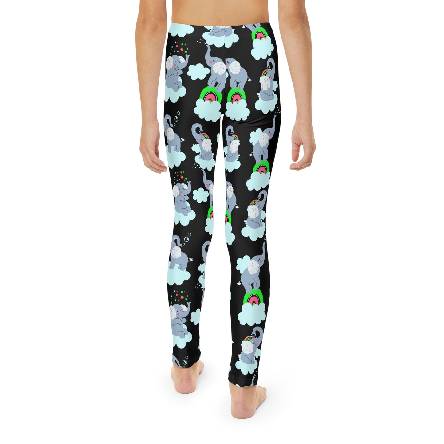 Elephant animal kingdom, Safari Youth Leggings, One of a Kind Gift - Unique Workout Activewear tights for kids, Daughter, Niece Christmas Gift
