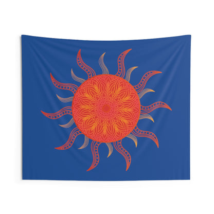 Sun Moon Tapestry Contemporary Home Decor . Galaxy Wall Hanging Art for Baby Nursery, Dorm room, Coastal Home . Housewarming Gift