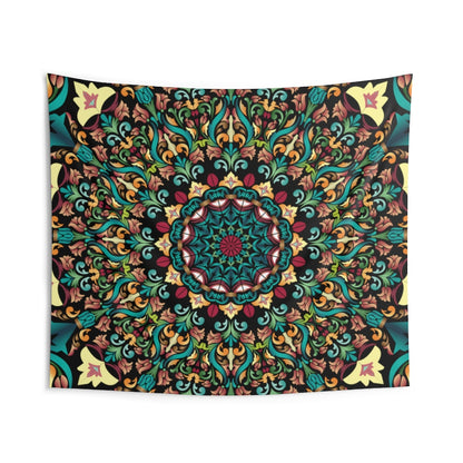 Indian Tapestry for Contemporary Home Decor . Inspirational Wall Hanging Art for Baby Nursery, Dorm room, Coastal Home . Housewarming Gift