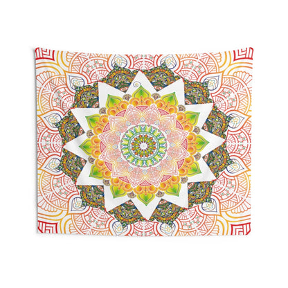 Indian Tapestry for Contemporary Home Decor . Inspirational Wall Hanging Art for Baby Nursery, Dorm room, Coastal Home . Housewarming Gift