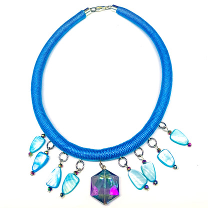 Kathy Handmade Colorful Statement chocker