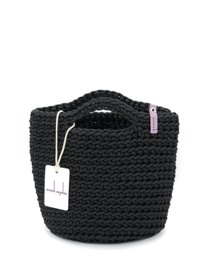 Scandinavian Style Short Handles Handmade Tote Bag