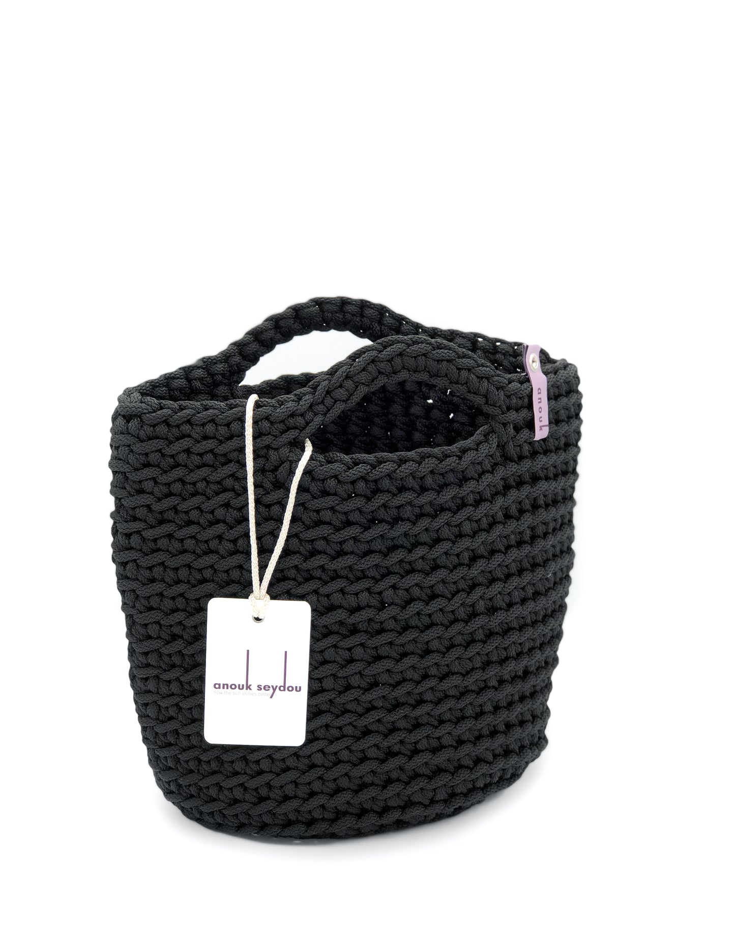 Scandinavian Style Short Handles Handmade Tote Bag